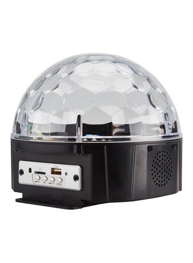 بيوينتي أضواء حفلات متناغمة مع الصوت مزودة بجهاز تحكم عن بعد شفاف/ أسود 15x18سم - Image 1