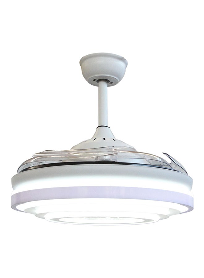 Beauenty LED Ceiling Lamp With Fan And Remote Control White 28x54cm  - Image 1