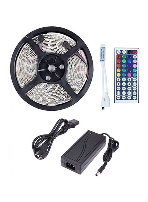 Waterproof Rgb LED Strip With 44Key Rgb LED Controller Black/White 14x19cm