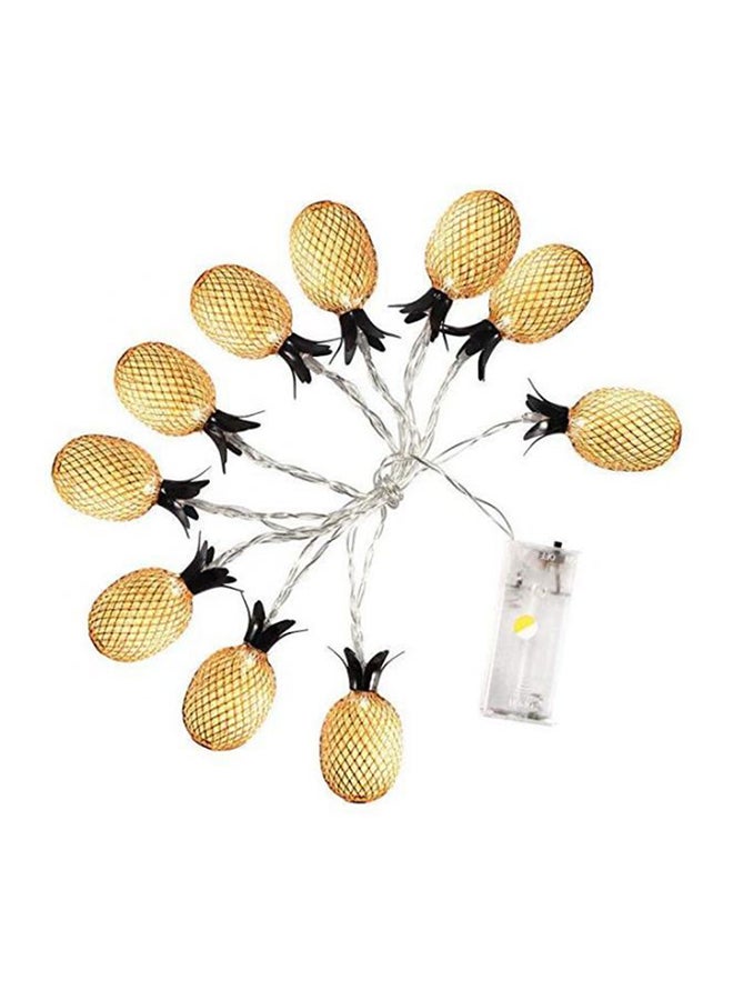 Beauenty 10-LED Fairy String Light For Christmas Beige/Black/White 1meter Beige/Black/White 1meter - Image 1