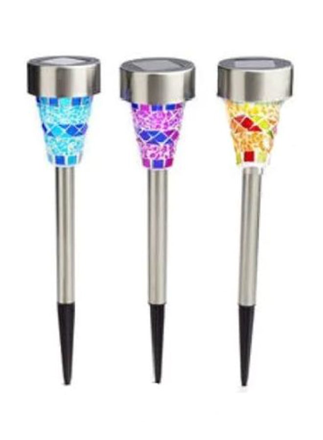 Beauenty 3 Pieces Solar Powered Light Multicolour 10x18cm - Image 1