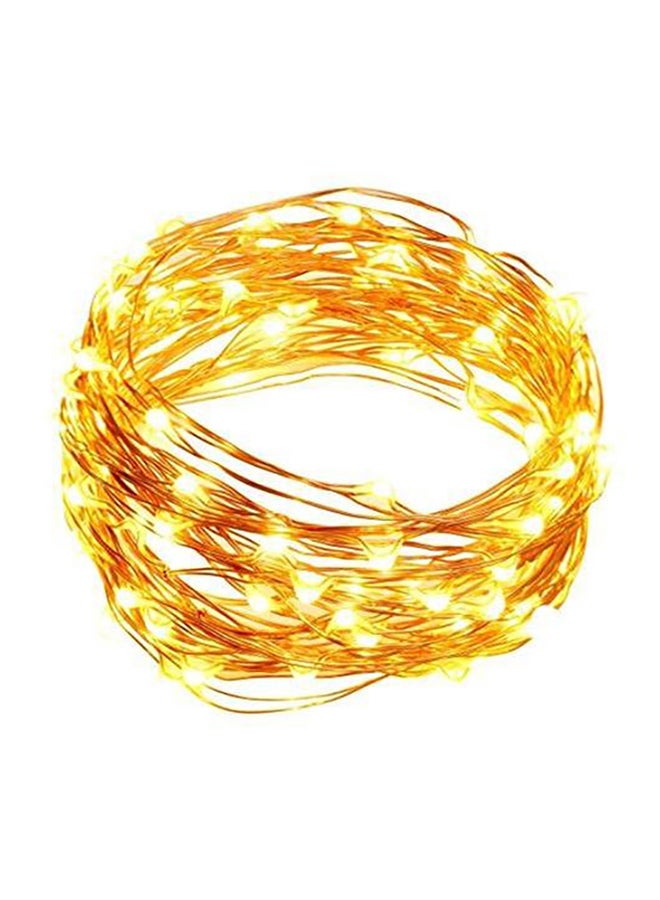 80-LED Fairy String Light For Christmas Orange Orange