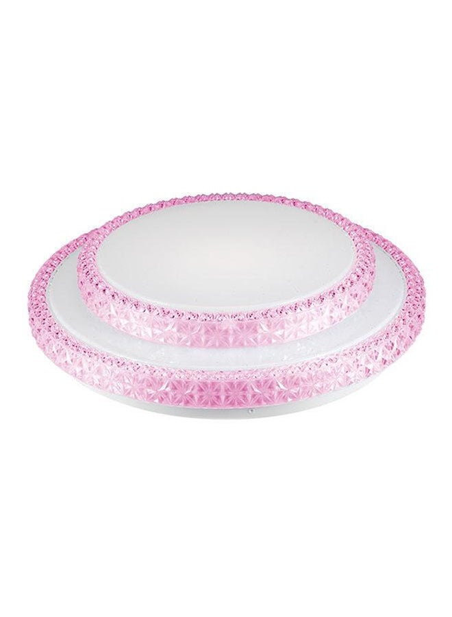 Beauenty LED Double Round Ceiling Light White/Pink 4x12cm