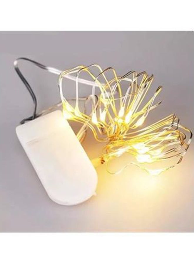 Beauenty - 20-LED Wire String Light For Christmas White White - Image 1