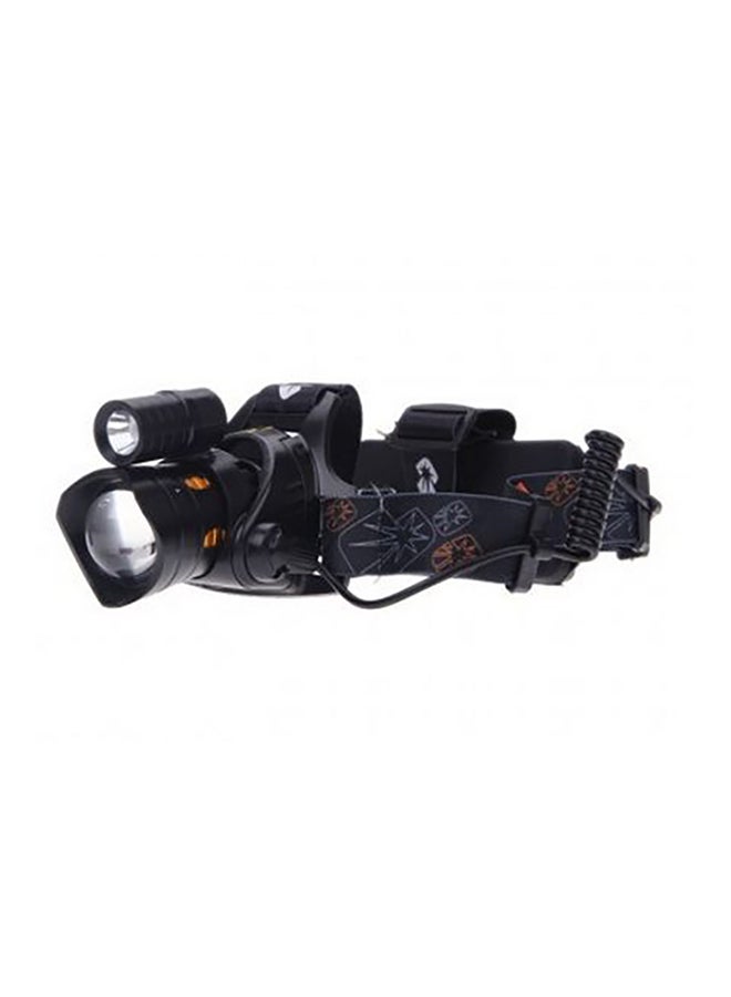 بيوينتي مصباح برأس مزدوج مصنوع من خليط معدني أبيض 9x18سم - Image 1