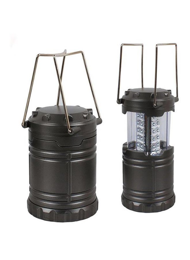 فانوس مكون من 30 مصباح LED مقاوم للماء للتخييم والأماكن الخارجية أبيض 9x9سم