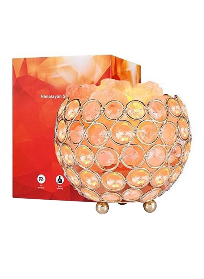 بيوينتي مصباح صخري كريستالي من ملح الهيمالايا وردي 14x56سم - Image 1