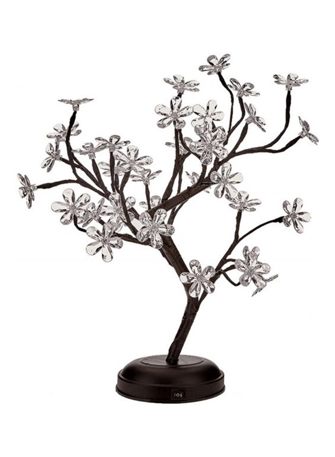 Beauenty Crystal Flower LED Bonsai Tree Lamp White 6x16cm - Image 1