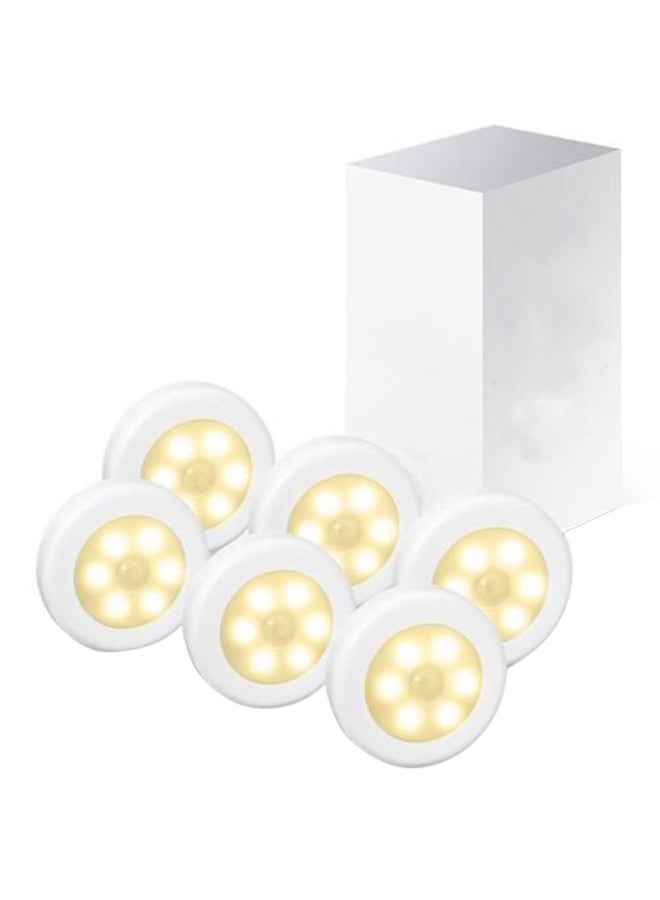 Beauenty Pack Of 6 Motion Sensor LED Light White 10x27cm - Image 1