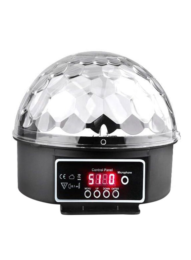 بيوينتي مصباح ليد كريستال ماجيك بول شفاف/ أسود 17 x 19سم - Image 1