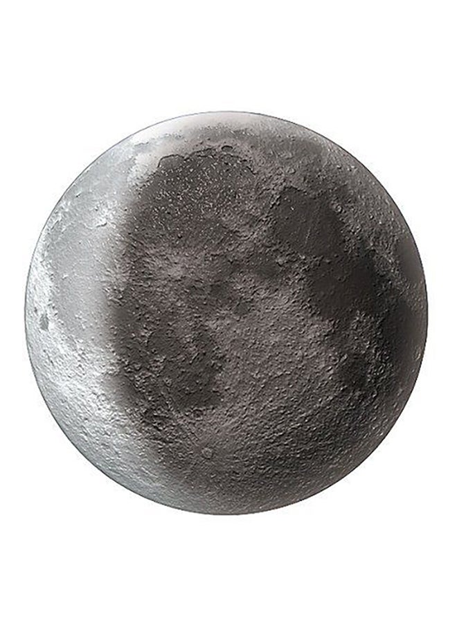Beauenty Moon Shaped Wall Light Grey/Black 7x13cm 