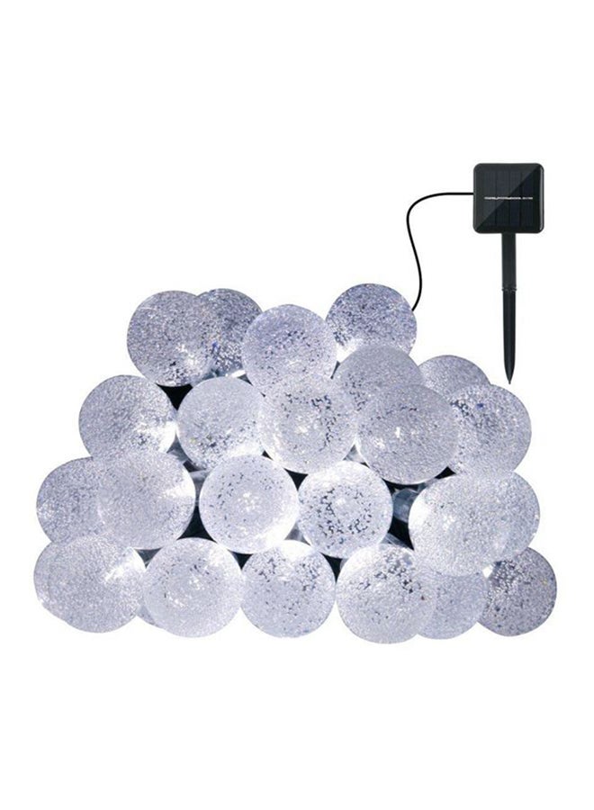 بيوينتي شريط بإضاءة رائعة مكون من 30 مصباح LED ويعمل بالطاقة الشمسية أبيض 2x12سم  - Image 1