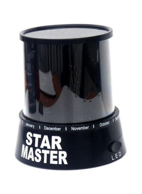 Starry Sky LED Projector Light Black 13 x 11cm