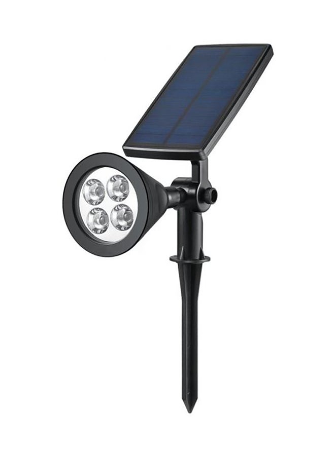 Beauenty 2-In-1 Solar Outdoor Spotlight Black/Blue 10 x 15cm  - Image 1