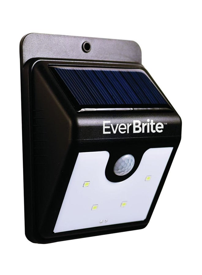 Beauenty Motion- Activated Outdoor LED Stick Up Solar Light Black/White 5 x 17cm - Image 1