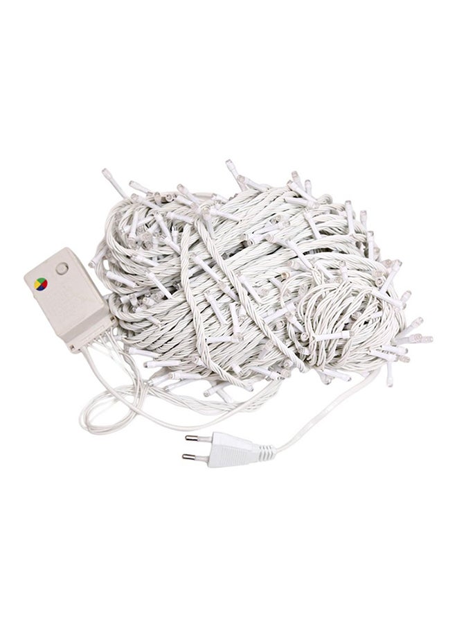 بيوينتي شريط إضاءة كريستالي للزينة مكون من 480 مصباح LED أبيض - Image 1