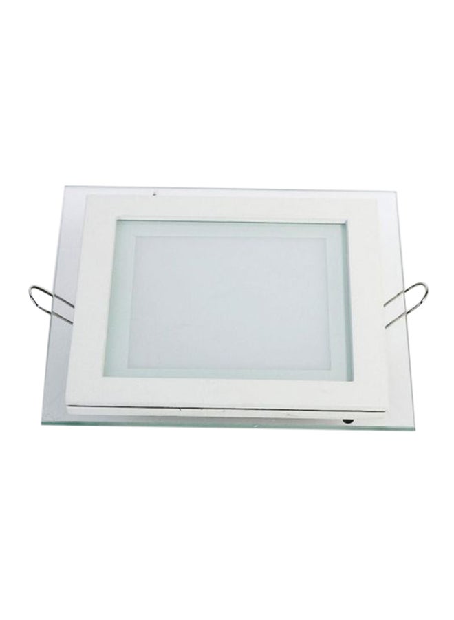 بيوينتي لوحة إضاءة LED مربعة بوحدة تثبيت على الجدار أبيض 9x10سم - Image 1