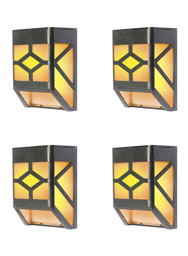 Beauenty 4-Piece Solar Light Waterproof Lights White 18x19cm - Image 1