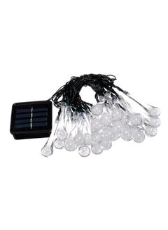 بيوينتي سلسلة مصابيح بـ30 مصباح LED تعمل بالطاقة الشمسية أبيض 9x29سم  - Image 1