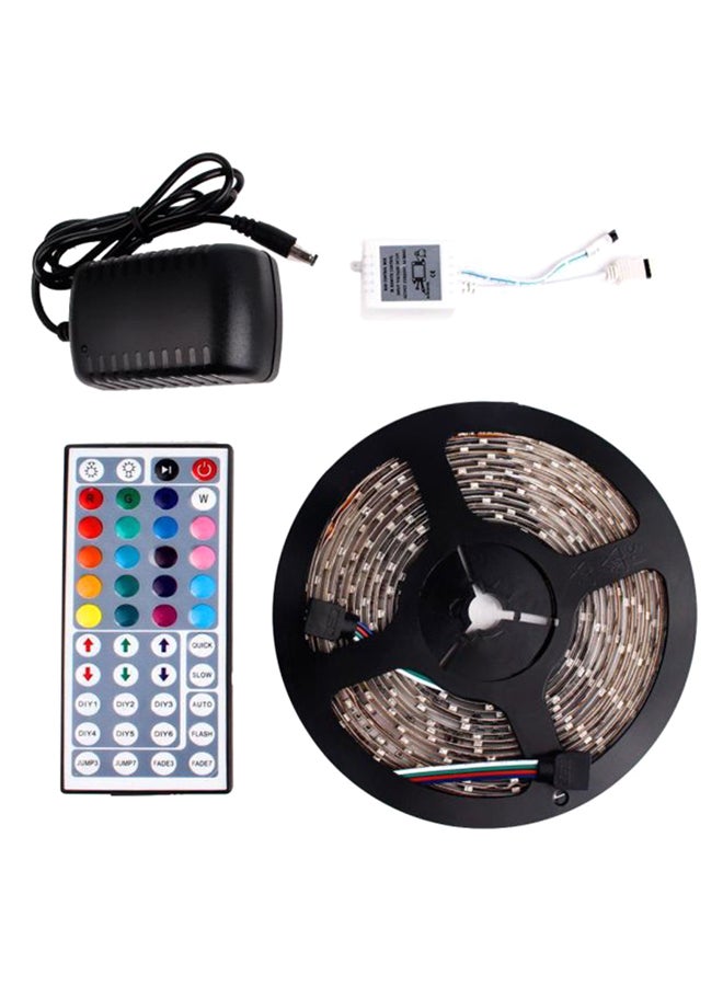 بيوينتي شريط إضاءة مكون من 300 لمبة LED مع جهاز تحكم عن بُعد ومحول متعدد الألوان - Image 1