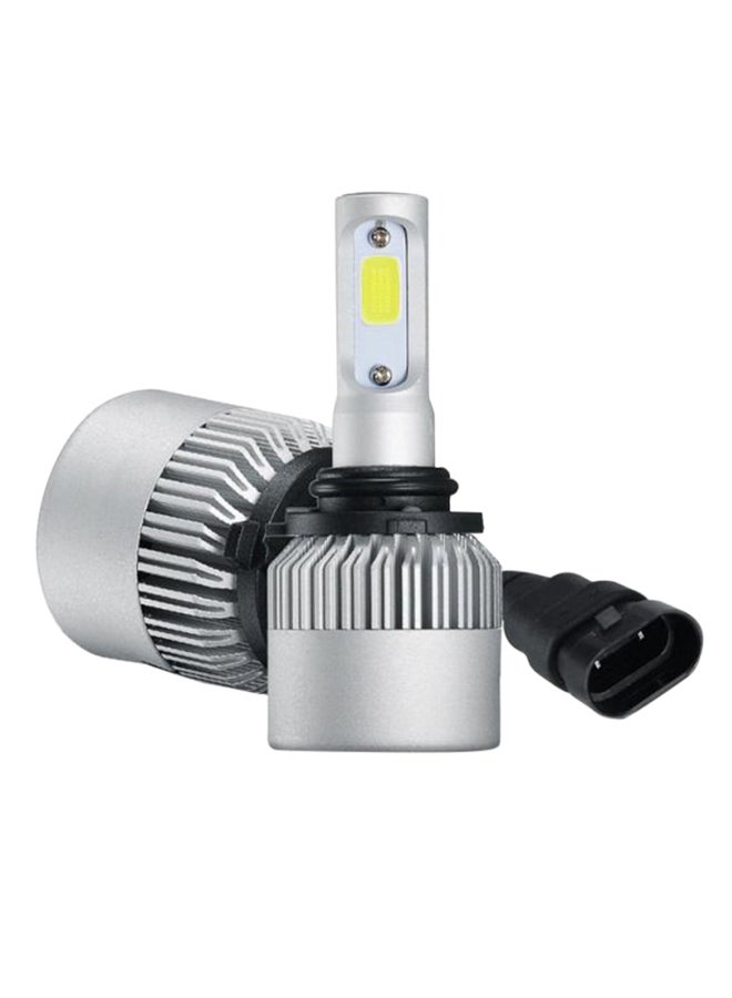بيوينتي قطعتا مصباح LED فضي\أسود\أصفر 6x15سم  - Image 1