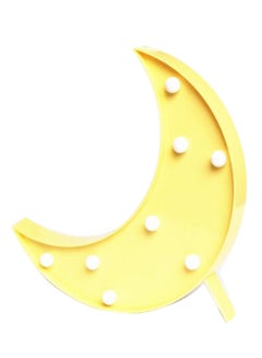 Decorative Moon Design LED Light Yellow 16cm