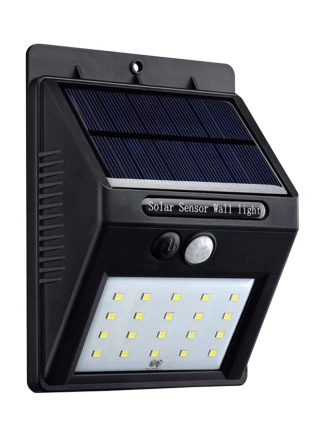 بيوينتي طقم مصباح حائط بالطاقة الشمسية للأماكن الخارجية من 4 قطع أسود/ أبيض - Image 1