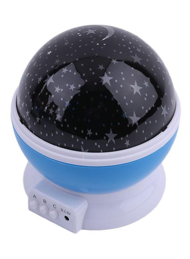Beauenty USB  Rotating Projector Starry Night Lamp Blue/Black/White 15x13cm - Image 1