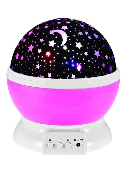 LED Star Master Rotating Night Light Multicolor 9x20cm