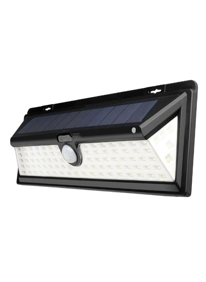 Beauenty Solar Powered Outdoor Wall Lamp Black/White 12 x 4.3inch - Image 1