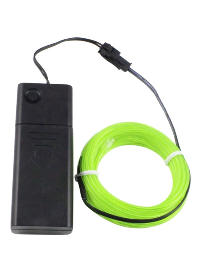 Beauenty Flexible Neon Wire Rope String Light For Christmas Black 5x45centimeter Black 5x45cm
