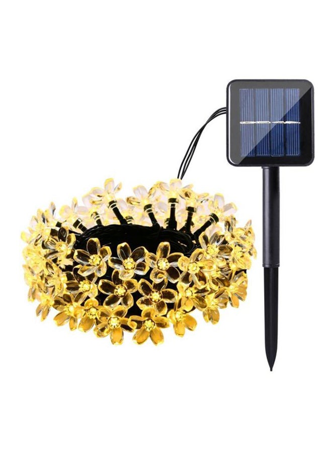 Beauenty Cherry Blossom Solar String Light For Christmas Yellow 5 x 14cm Yellow 5 x 14cm - Image 1