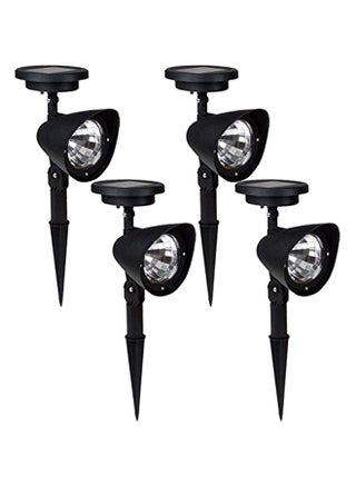 4-Piece Solar Powered Outdoor Light Set Black - v1558966223/N26090737A_1