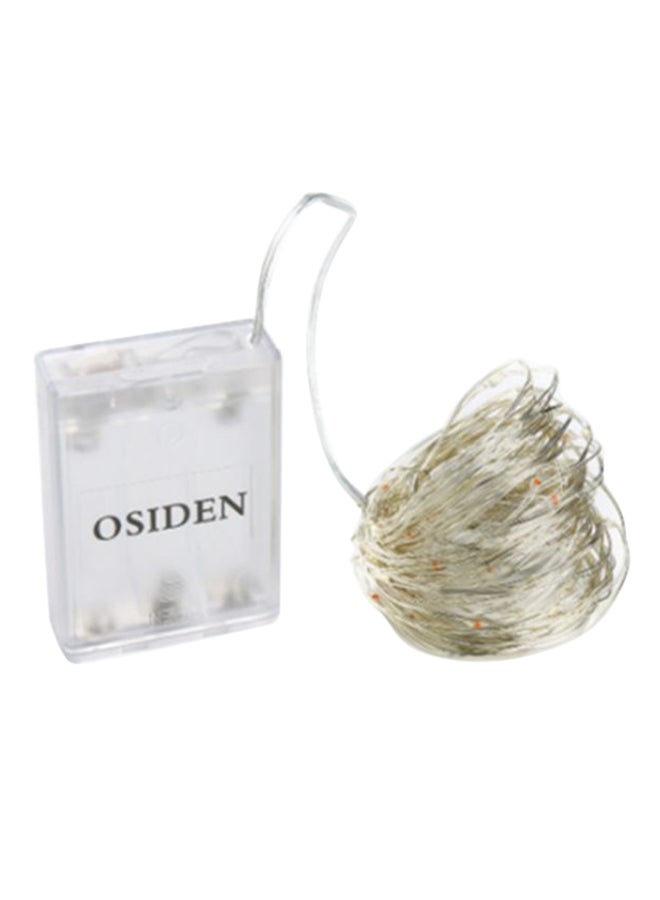 Beauenty Copper Wire Battery Operated LED String Fairy Light For Christmas Beige/White Beige/White  - Image 1
