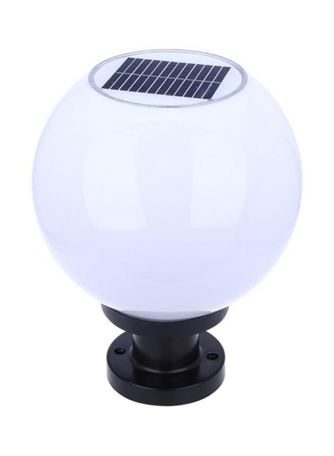 بيوينتي مصباح ستيجما للأماكن الخارجية يعمل بالطاقة الشمسية أبيض 28x26سم - Image 1