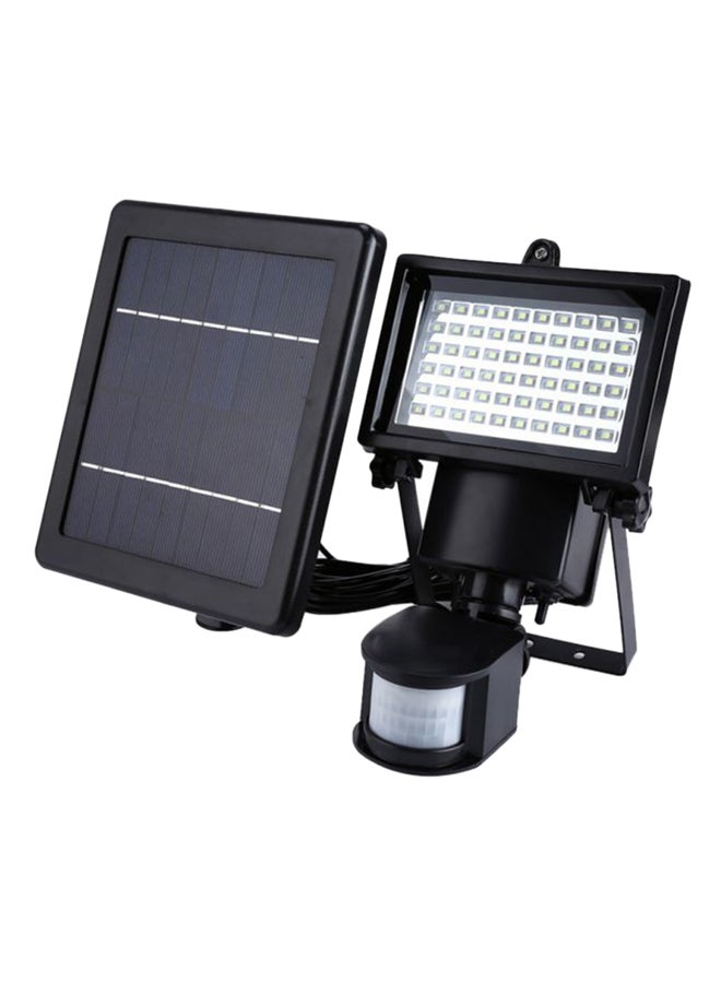 بيوينتي مصباح مكون من 60 ضوء LED مضاد للماء يعمل بالطاقة الشمسية أبيض 18x17سم - Image 1