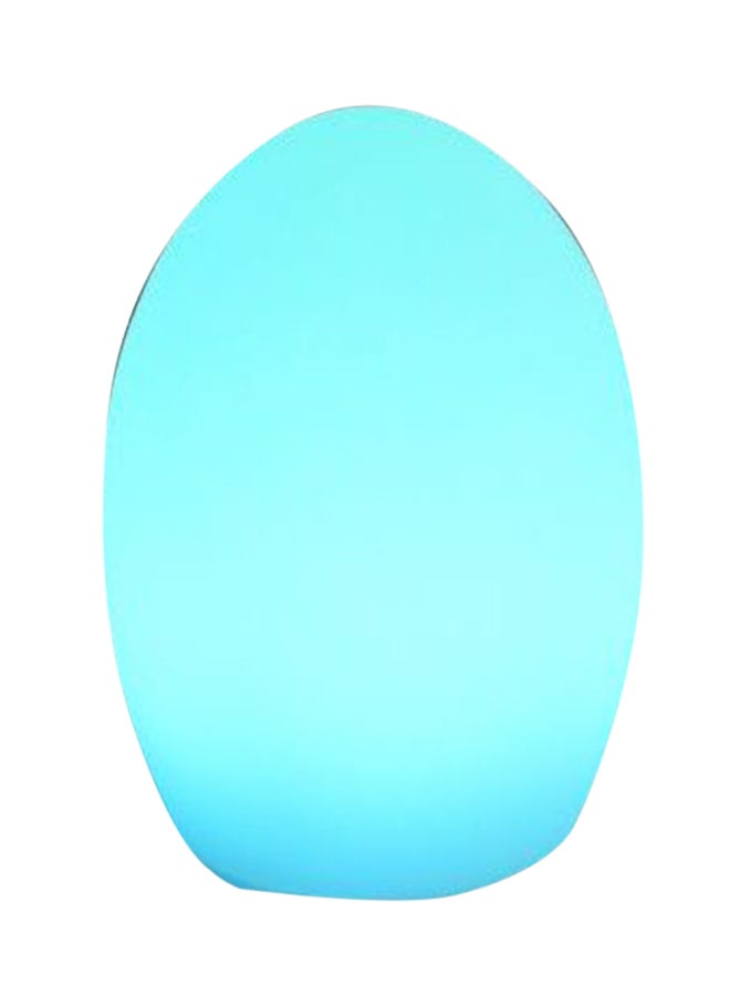 مصباح LED خارجي قابلة لإعادة الشحن على شكل بيضة أبيض 9x10سم