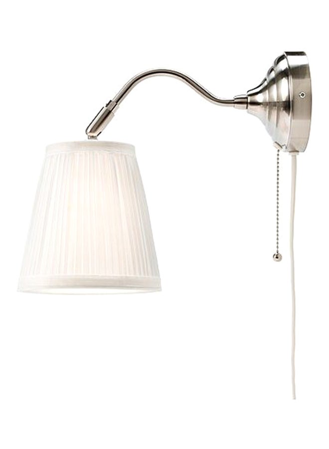 بيوينتي مصباح جداري مطلي بالنيكل أبيض 11 x 11سم - Image 1