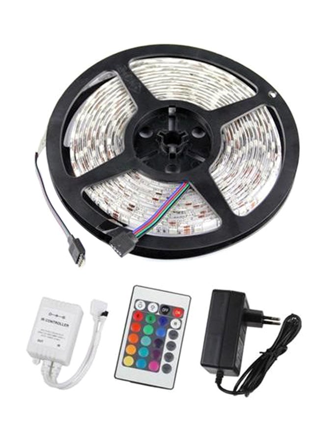 بيوينتي شريط بإضاءة LED متعددة الألوان مع جهاز تحكم عن بعد وملحقات أسود/فضي - Image 1