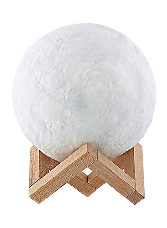 بيوينتي مصباح LED على شكل قمر بألوان متغيرة أبيض 13x13سم - Image 1