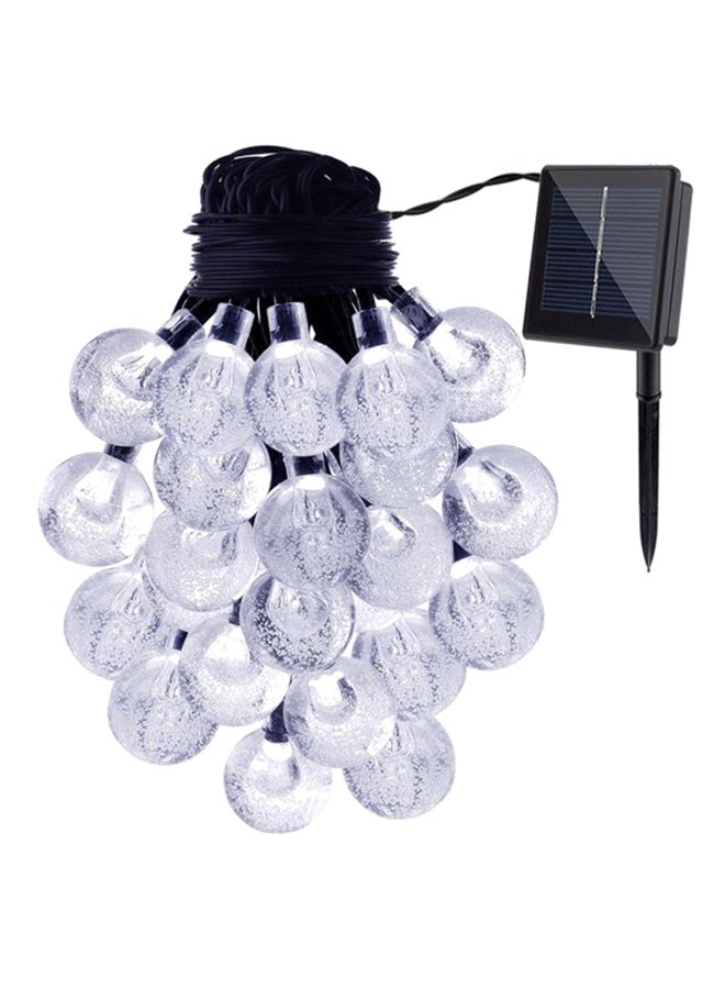 بيوينتي شريط إضاءة يعمل بالطاقة الشمسية مكون من 30 مصباح LED أبيض 8x13سم  - Image 1