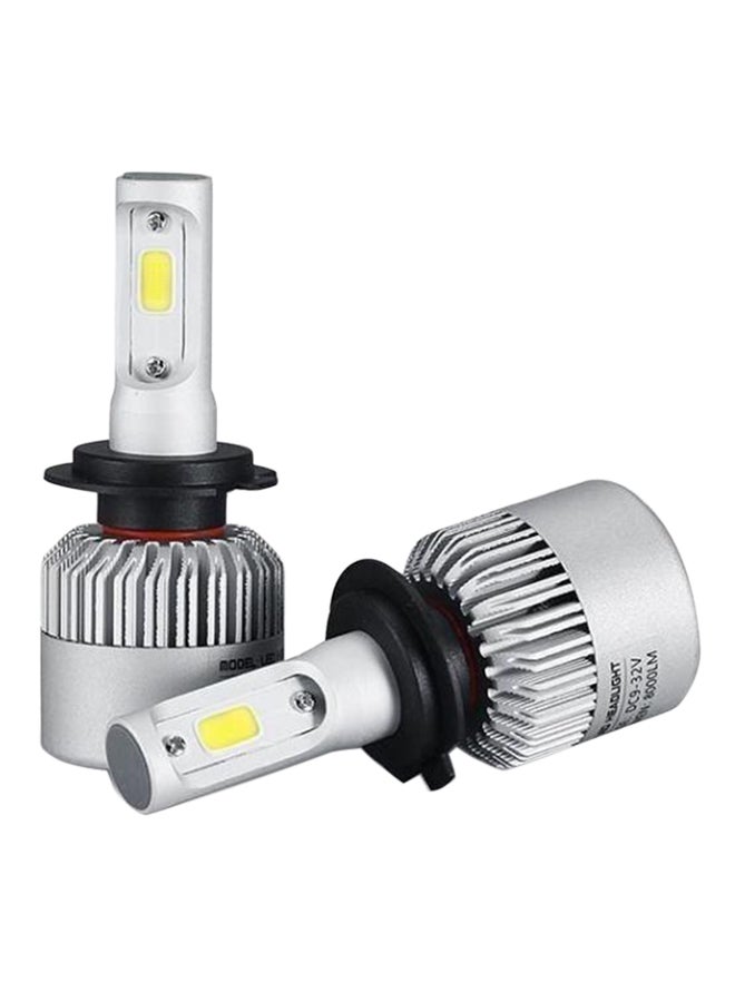 بيوينتي طقم مصابيح LED مكون من قطعتين رمادي/أسود 4 x 13سم  - Image 1