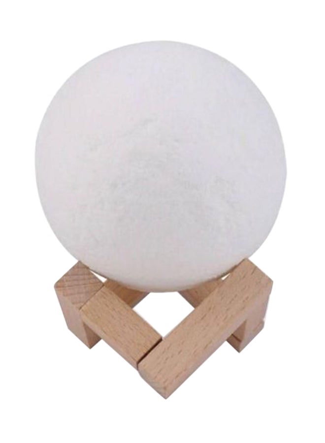 Beauenty 3D USB LED Moon Lamp With Stand White/Beige 13cm - Image 1