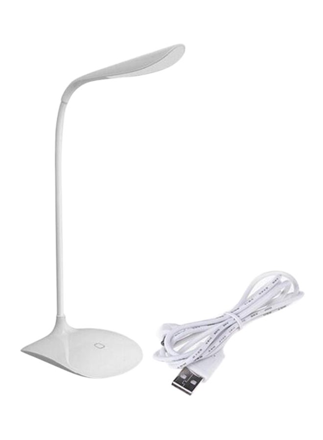 بيوينتي مصباح طاولة LED قابل للشحن مزود بكابل أبيض - Image 1