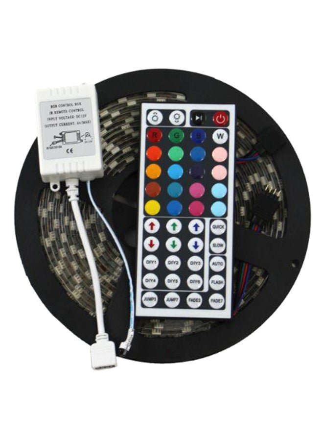 بيوينتي شريط إضاءة LED مضاد للماء مع جهاز تحكم عن بعد متعدد الألوان 4x19سم - Image 1