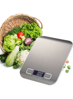 Alloet Electronic Digital Weighing Scale Silver 18centimeter  - Image 3