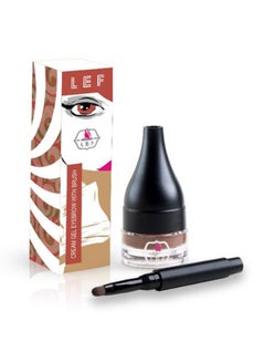 LEF Cream Gel Eyebrow with Brush Chocolate 02  - Image 2