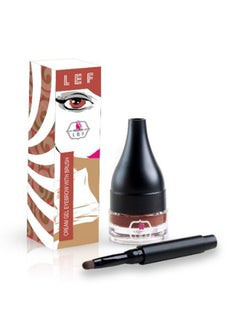LEF Cream Gel Eyebrow with Brush Ebony 03  - Image 2