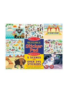 Melissa & Doug Adventure Reusable Sticker Pad  - Image 1