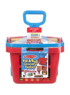 Melissa & Doug Fill And Roll Grocery Basket Play Set  - Image 1
